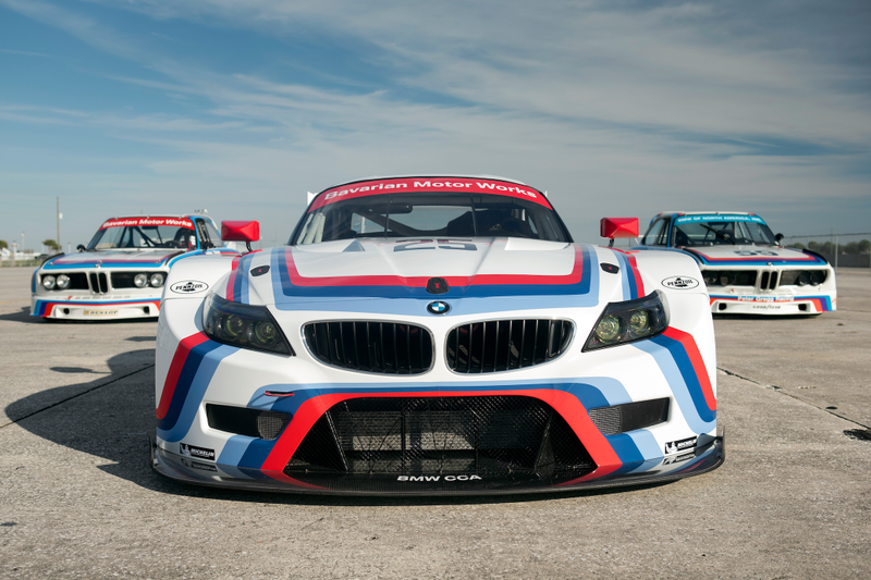 Illustration for article titled BMW Dressed Up The Team RLL Z4M Like The Batmobile For Sebring